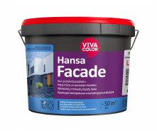 Краска фасадная Hansa Facade матовая база LC прозрачная 9 л