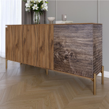 Комод Lion Грей 154x38x76.5 см Дуб Ливорно/Дерево (LION-041840)