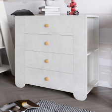 Комод Lion Indi 80x40x75.5 см Бетон (LION-042936)