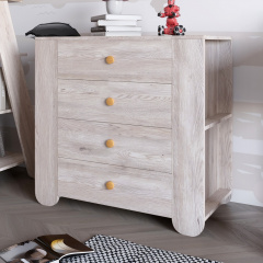 Комод Lion Indi 80x40x75.5 см Самоа Димчастий (LION-042948) Чернівці