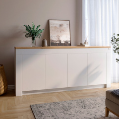Комод Lion Ларрі-1 190x35x84 см Німфея Альба/Дуб Аппалачі (LION-041009) Лубни