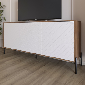 Тумба Lion Амарант 168x40x76.5 см Дуб Ліворно/Білий (LION-043020)