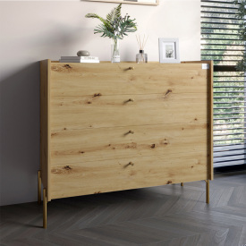 Комод Lion Wood 100x45x90 см Дуб Артізан (LION-042964)