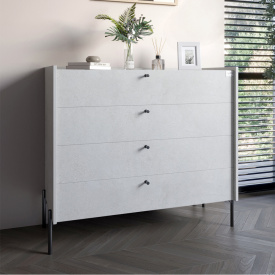 Комод Lion Wood 100x45x90 см Бетон (LION-042974)