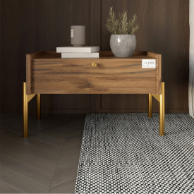 Тумба прикроватная Lion Wood 31.5x50 см Дуб Ливорно (LION-041318)