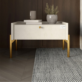 Тумба прикроватная Lion Wood 50x40x31.5 см Бетон (LION-041308)