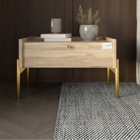 Тумба прикроватная Lion Wood 31.5x50 см Дуб Сонома (LION-041320)