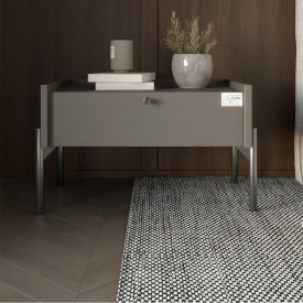 Тумба прикроватная Lion Wood 31.5x50 см Антрацит (LION-041305)