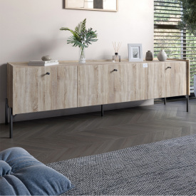 Тумба Lion Wood 160x40x65 см Дуб Сонома (LION-043100)