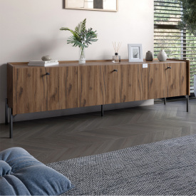 Тумба Lion Wood 160x40x65 см Дуб Ліворно (LION-043099)