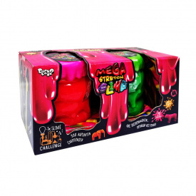 В'язка маса "Mega Stretch Slime" Danko Toys SLM-11-02U 2 банки Вид 3