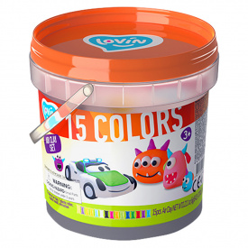 Набор для лепки с воздушным пластилином Компания монстров ТМ Lovin 70146 15 цветов