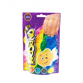 Кінетичний пісок "KidSand" Danko Toys KS-03-02 пакет 600 гр Жовтий