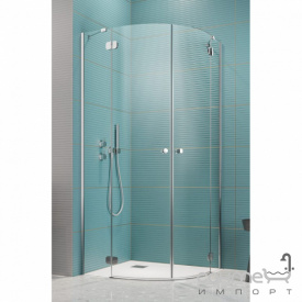 Полукруглая душевая кабина Radaway Torrenta PDD 900x900x1950 131600-01-01 хром/прозрачное стекло