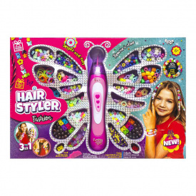 Набір креативної творчості "Hair Styler. Fashion" Danko Toys HS-01-01 верстат для плетіння куміхімо