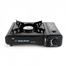 Туристическая газовая горелка плита с пьезоподжигом Happy home BDZ-155A (1756375584)