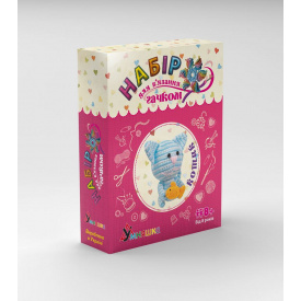 Набір для творчості Умняшка В'язання гачком "Котик" ВК-005 BK-005