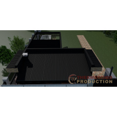 Модульная сауна 7,0х3,6м со SPA зоной 7,5х4,0м и SPA бассейном Swimspa Helios от Thermowood Production Київ