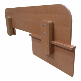 Бортик захисний для ліжка (під царгу товщ. 16-18 мм з Г-подібною накладкою 43 мм) МАКСІ МЕБЛІ Горіх лісовий