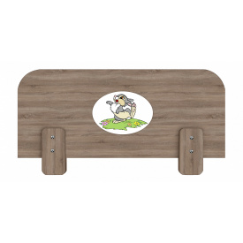 Бортик захисний для ліжка Кролик (під товщину бічної царги 18 мм) МАКСІ МЕБЛІ Дуб трюфель (12189)