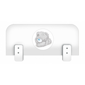 Бортик захисний для ліжка Тедді (під товщину бічної царги 26 мм) МАКСІ МЕБЛІ Білий гладкий (12229)