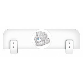 Бортик захисний для ліжка Тедді (під товщину бічної царги 26 мм) МАКСІ МЕБЛІ Білі гладкі (12111)