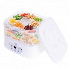 Електросушарка для овочів фруктів грибів Adler AD 6658 White Нова Прага