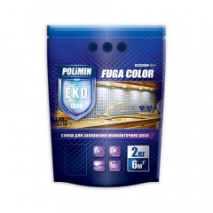 Затирка для плитки Polimin Fuga белая 2 кг паста Краматорськ