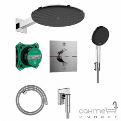 Душевая система скрытого монтажа с термостатом Hansgrohe Raindance Alive S 300 1jet 24630000 хром Кропивницький
