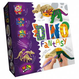 Набор креативного творчества "Dino Fantasy" Danko Toys DF-01 укр Стегозавр