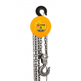 Таль ручна MASTERTOOL GM 3 т довжина ланцюга 3 м круглий блок (86-9130)