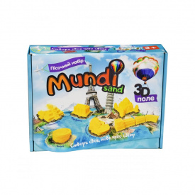 Набір для творчості "Mundi sand" Strateg 39000 9 формочок