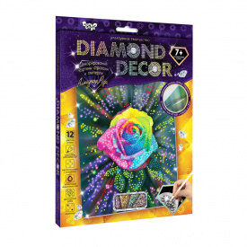 Набір креативної творчості Алмазна троянда Danko Toys DD-01-05 "DIAMOND DECOR"