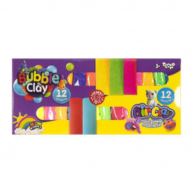 Комплект креативної творчості "Air Clay+Bubble Clay" Danko Toys ARBB-02-01U неоновий колір