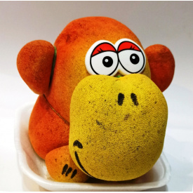 Трав'янчик Насіння країни Мавпочка 12х13х14 см Помаранчевий (1210363525)