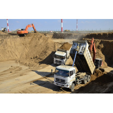 Митий пісок навалом