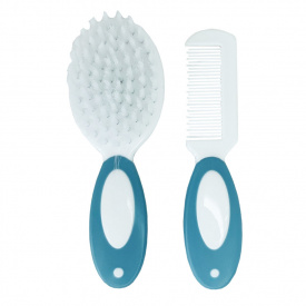 Набір дитячий гребінець і щітка Mega Zayka MGZ-0717(Blue) в блістері