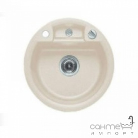 Кухонная мойка гранитная Adamant FINE 480х190 14 черный металлик