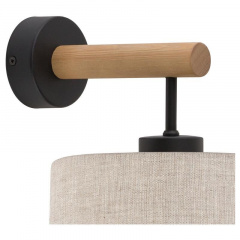 Бра TK Lighting Eco 20x30 см Чорно-коричневий (TK5776) Южноукраїнськ
