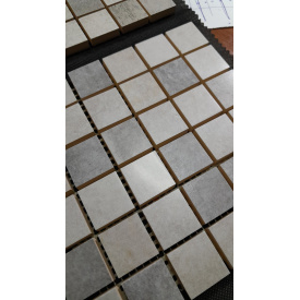 Мозаїка керамічна Керамік Полісся Сірий Мікс 300х300 мм