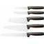 Набор кухонных ножей Fiskars Functional Form 6 предметов Черный (1057554) Киев