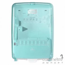 Подвесной диспенсер бумажных полотенец Tork Performance 651420 прозрачный бирюзовый