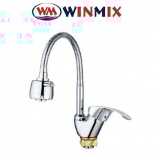 Смеситель для кухни Ухо на гайке Winmix Reflector YUB4-135 рефлекторный гусак, Польша