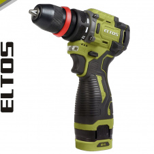 Аккумуляторный шуруповерт ELTOS ДА-16DFR BL (бесщеточный) (2*(16в, 2 А/ч)) в кейсе
