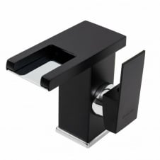 Змішувач для умивальника світлодіодний Platinex NSB013, Чорний