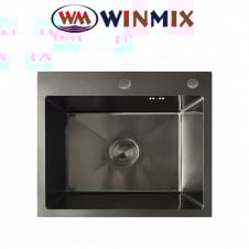 Кухонная мойка Winmix MH5045 Nano-Black из нержавеющей стали, Графит