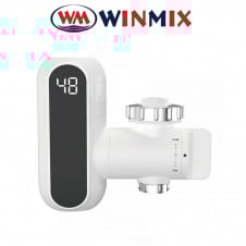 Електричний проточний водонагрівач Winmix Electra 650-E (з індикатором темп) на вилив 3,3 кВт, Белый