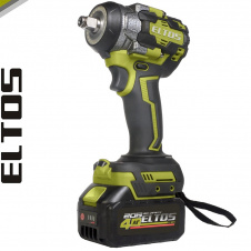 Аккумуляторный гайковерт Eltos АГ-600UBL (2*(20В, 4Ач) в кейсе