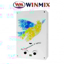 Газовая колонка Winmix GWH-0610 Basic Glass, 10 литров "Украина в сердце"