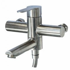 Змішувач для ванни короткий ніс Platinex SS 54 Germece, Хром Нова Прага